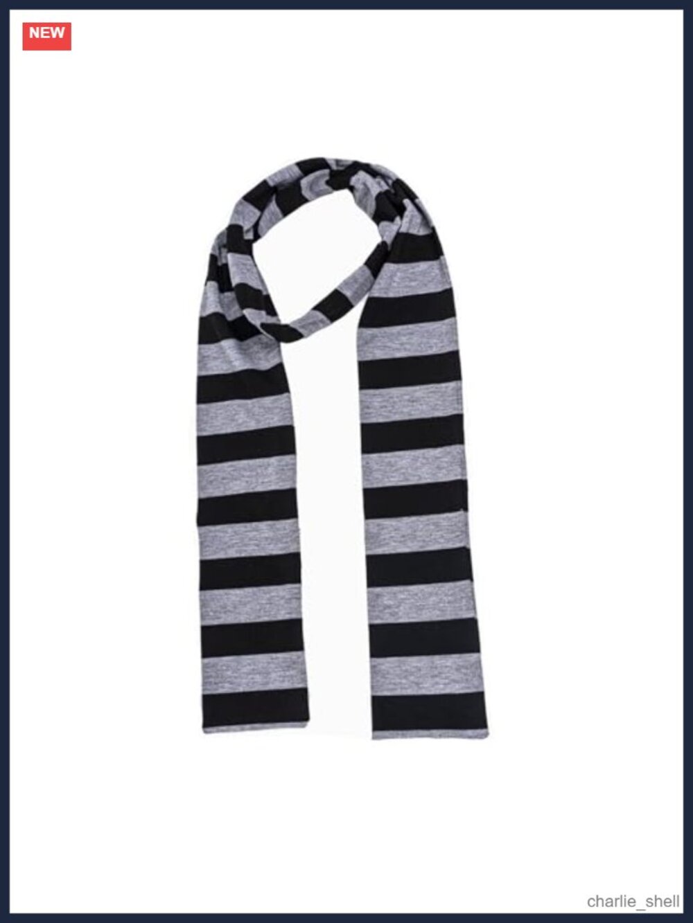 LIXNRECE Striped Winter Scarf Men's Costume Accessory for Cosplay